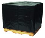 Aviditi 48" x 42" x 48" Pallet Covers/Bin Liners, 2 Mil, Black, Perforated Roll, Use to Protect Pallets and Equipment During Shipment or Storage (1 Roll of 50) - Image 2