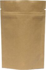 AwePackage 2 oz Stand up Zipper Pouch Bag - FDA and USDA compliant Heavy Barrier 4X6X2 Inch (100, Natural Kraft) - Image 2