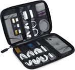 BAGSMART Large Electronics Travel Organizer Case, Tech Accessories Cord Storage Bag for Phone, Power Bank, SD Card, Cables, Black - Image 2