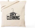 CafePress Dry Cleaning Tote Bag Natural Canvas Tote Bag, Reusable Shopping Bag - Image 2