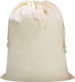 Canvas Laundry Bag 33"Wx 35"H, Thick Canvas Laundry Bag with Handles & Drawstring, Extra Large Heavy Duty Washable Basket Liner Hamper Liner Storage Sack (Beige XL, 1 Pack) - Image 2