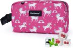 Cerbonny Small Cooler Bag - Freezable Lunch Bag for Work, School, Travel - Mini Insulated Bag for Kids & Adults - Fit for Yogurt - 3+ (Red Unicorn) - Image 2