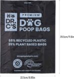 Certified 65% PCR (Post Consumer Recycled) Plastic and 35% Plant Based, ONE OF A KIND, Dog Poop Bags - 120 Bags / 8 Rolls, NO NEW PLASTICS USED, Unscented, Earth Friendly, USA Owned - Image 2