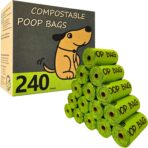 Certified Compostable Dog Poop Bag Rolls, Landfill friendly Doggie Poop Bags, Vegetable-Based, ASTM D6400, Unscented, Extra Thick, Leak Proof, Size 9 x 13 Inches, Refills 240 Counts - Image 2