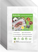 Chamber Vacuum Sealer Bags 200PCS Quart 8"x12",Heavy Duty Pre-Cut Vacuum Chamber Pouches for Food Storage,Sous Vide or Meal Prep,BPA-Free Thick Seal a meal bag for Commercial Sealer Machine - Image 2