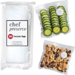 Chef Preserve Reusable Vacuum Sealer Bags for Food – 30 BPA-Free Food Storage Bags, Freezer, Microwave – Odor-Resistant, Leak-Proof – Compatible with Chef Preserve Vacuum Sealers - Image 2