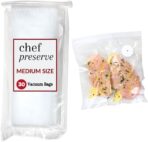 Chef Preserve Reusable Vacuum Sealer Bags for Food – 30 BPA-Free Medium (10 x 11 in) Food Storage Bags, Freezer, Microwave – Odor-Resistant, Leak-Proof – Compatible with Chef Preserve Vacuum Sealers - Image 2