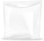 Clear Merchandise Plastic Shopping Bags - 100 Pack 20" x 20" with 2 mil Thick Extra Large Retail Bags - Die Cut Handles - Ideal for Large Packages, Children Toys - Color Clear - Recyclable - Image 2