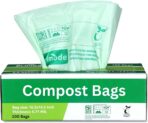 Compost Bags, Compostable Trash Bags 2.6 Gallon Compostable Bags 100 Count Small Compost Bags for Countertop bin Extra Thick 0.71 Mil. ASTM D6400 Certified By BPI and TÜV AUSTRIA - Image 2
