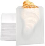 Culinware Paper Sandwich Bags, Glassine Lined Wax Paper Bag, 1000pcs, 6 x 7 x 0.75 – Food Grade Grease-Resistant Food Bags for Cookies, Pastries, Snacks, French Fries - Image 2