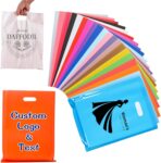 Custom Plastic Bags with Logo, Personalized Plastic Gift Bags for Small Businesses, Clothing Stores, Supermarkets - Image 2