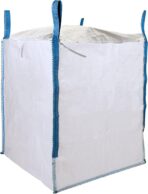 DURASACK Heavy Duty Builder's Bulk Bags 200-Gallon White Woven Polypropylene Contractor Trash Bags for Demo and Construction, Holds up to 2200 lbs, Open Top - Image 2