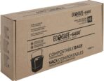 EcoSafe-6400 CP1617-6 Certified Compostable Bag - 16x17” Green Bags for 2.5 Gallon Bin - Extra Strong Leak, Puncture and Tear Resistant Food Scraps Bin Liners, Pack of 90 - Image 2
