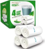 FORID Clear Small Trash Bags, 4 Gallon Garbage Bags, Wastebasket Bin Liners 220 Count Plastic Trash Bags for Bathroom Bedroom Office Garbage Can 15 Liters - Durable & Thick Trash Bag - Image 2