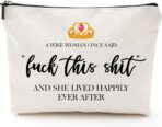 Funny Gifts for Women, Friends, Hostess Gift Ideas Strong women Retirement Cool Gifts for Coworkers Birthday Gift Ideas Gag Girls Weekend Fun Makeup Travel Bag Inspirational Cosmetic Bag - Image 2