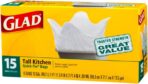 Glad 13 Gal. Quick Tie Tall Kitchen Bags 15 ct - Image 2