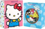 Hallmark Hello Kitty Gift Bag Bundle (2 Bags: 1 Large 13", 1 XL 15") for Birthdays, Back to School, Halloween - Image 2