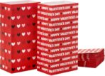 Hallmark Valentine's Day Paper Treat Sacks (30 Bags: Happy Valentine's Day, Hearts) for Classroom Parties, Valentines, Kids, Coworkers - Image 2