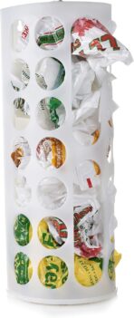 Handy Laundry Grocery Bag Storage Holder, Large Capacity Bag Dispenser, Neatly Store Plastic Shopping Bags & Keep Them Handy for Reuse, Access Holes Make Adding or Retrieving Bags Simple & Convenient - Image 2