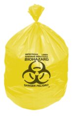 Healthcare Liners by Heritage Bag, when Safety and Perfomance matter. 30"x43", Yellow, 1.3Mil, 200, Healthcare Printed - Image 2