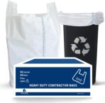 Heavy Duty Contractor Trash Bags with Handles – 52 Gallon, 40 Count | 3 MIL Thick, Extra Large Garbage Bags for Yard Waste, Construction, Lawn & Commercial Use | Secure Branded Knot for Easy Handling - Image 2