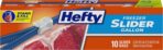 Hefty Slider Freezer Storage Bags, Gallon Size, 10 Count - Image 2