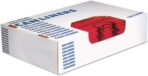Heritage A4823PR Healthcare Biohazard Printed Can Liners, 8-10 gal, 1.3mil, 24 x 23, Red,500/CT - Image 2