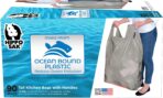 Hippo Sak - Tall Kitchen Garbage Bags with Ergonomic Handles - 13 Gallon Trash Bags Made from Recycled Ocean Bound Plastic - Super Strong and Leak Proof Tall Kitchen Trash Bags (90 Count) - Image 2