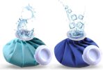 Ice Bag, Ice Packs for Injuries Reusable 9", Hot Water Bag for Pain Relief, Hot & Cold Therapy, Headaches, Blue Ice Pack Dark Blue Ice Bags 2 Pack - Image 2