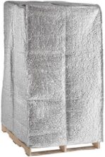 Insulated Pallet Cover, 48 x 40 x 72 Inches, Silver, 4/Bundle, Thermal Protection - Image 2