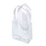 LK Packaging 4.75" x 2.75" x 6.5" + 2.75"BG 3 mil Fast Take® Soft Loop Handle Bag (Small), 200/CS - Image 2