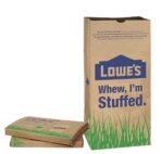 Lowes 30 Gallon Paper Heavy Duty Brown Paper Lawn and Refuse Bags for Home (5 pack) - Image 2
