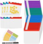 MARFOREVER 39 Pcs Pill Pouch Bags Set - Pill Bags Travel Pill Organizer Reusable Medicine Organizer Pills Storage Pouches Self Sealing 28 Pcs Plastic Medicine Bags 10 Sheets Labels and 1 Pc Marker - Image 2