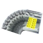 MWRF Source 100 PC Zip Lock Anti-Static Bag and Labels for Electronic Devices, 6x8 inches, 152x203 mm - Image 2