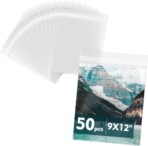 Mat Board Center, 50 Pack 9 7/16" x 12 1/4" Acid-Free Crystal Clear Sleeves Storage Bags for 9x12 Art Prints/Pictures/Photos/Framing Mat Mattes - Image 2