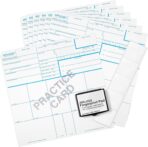 National Gun Trusts - Made in USA - FD-258 Fingerprint Card Kit Full 2026 (6 Cards + 1 Practice Card) w/Reusable Ink Pad, Correction Tabs, Instructions - Image 2