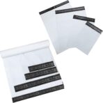 Outus 120 Pcs Poly Mailer Envelope 4 Sizes Shipping Bags Self Adhesive Clasp Envelope Self Adhesive Tear Proof Mailing Covers(8 x 12 In, 10 x 14 In, 13 x 18 In, 15 x 20 in,White) - Image 2