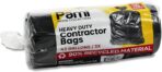 PAMI Heavy Duty 42 Gallon Construction Bags, Tear-Resistant Contractor Garbage Bags for Yard Waste Cleanup (10 Count, Black) - Image 2
