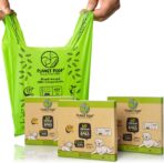 PLANET POOP Home Compostable Dog Poop Bags with Handles, Standard Size 180 Count, Un-Scented Dog Waste Bag, Thick Leakproof Doggy Cat Bag, Plant-Based Green Pet Supplies - Image 2