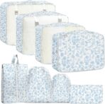 Packing Cubes for Travel - 8 Set Luggage Organizer Bags for Family, Mesh Breathable Packing Cubes for Suitcases Durable Travel Essentials Bags Set - Image 2