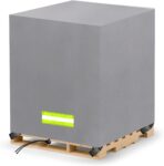 Pallet Cover Tarp Waterproof, Pallet Covers Heavy Duty Waterproof bulk Pallet Covers 48 x 48 x 60'' Outdoor Pallets Tarps Bulk Box Cover 48 x 48 x 60'' Custom Grey Fits Wood Patio Furniture - Image 2