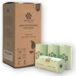 Pawtria Certified Home Compostable Dog Poop Bags (120), Poop Bags for Dogs, Cat Litter, Vegetable Starches, Dog Waste Bags, Leakproof, Easy to Open, Give Back - Image 2