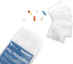 Pill Pouches, Plastic Pill Bags (Pack of 200) – Pocket Travel Pill Baggies – Resealable Zipper Pill Organizer Pouch Bags – 3” x 2” – Daily Medicine Storage Pouches – Clear w/Write on Label - Image 2