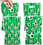 PintreeLand 40PCS Soccer Goodie Bags, Plastic Birthday Party Favors Bags for Football Sport Theme - Image 2
