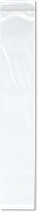 Plymor 2" x 12" (Pack of 100), 4 Mil Heavy Duty Zipper Reclosable Plastic Bags - Image 2