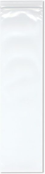 Plymor 4" x 15" (Pack of 100), 4 Mil Heavy Duty Zipper Reclosable Plastic Bags - Image 2