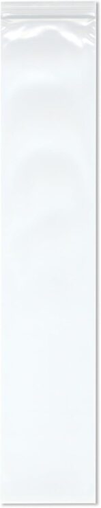Plymor 4" x 20" (Pack of 100), 4 Mil Heavy Duty Zipper Reclosable Plastic Bags - Image 2