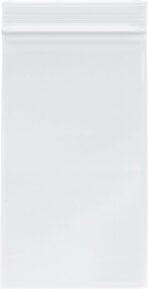 Plymor 4" x 7" (Pack of 100), 2 Mil Zipper Reclosable Plastic Bags - Image 2
