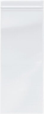 Plymor 5" x 12" (Pack of 100), 2 Mil Zipper Reclosable Plastic Bags - Image 2