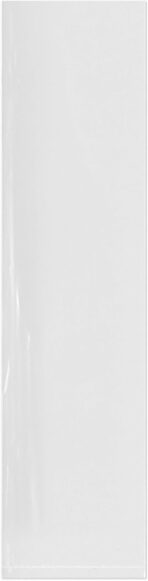 Plymor 6" x 24" (Pack of 100), 2 Mil Flat Open Clear Plastic Poly Bags - Image 2